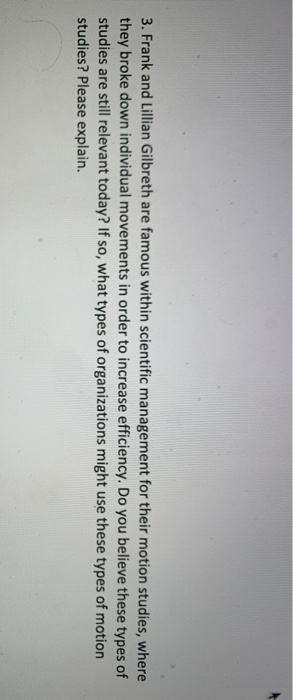 3. Frank and Lillian Gilbreth are famous within