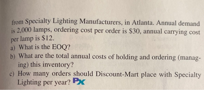 16.5 Discount-Mart, a major East Coast retailer,