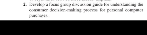 2. Develop a focus group discussion guide for