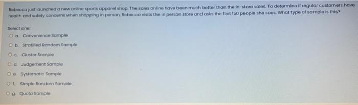 Judgement sampling is a method associated with a