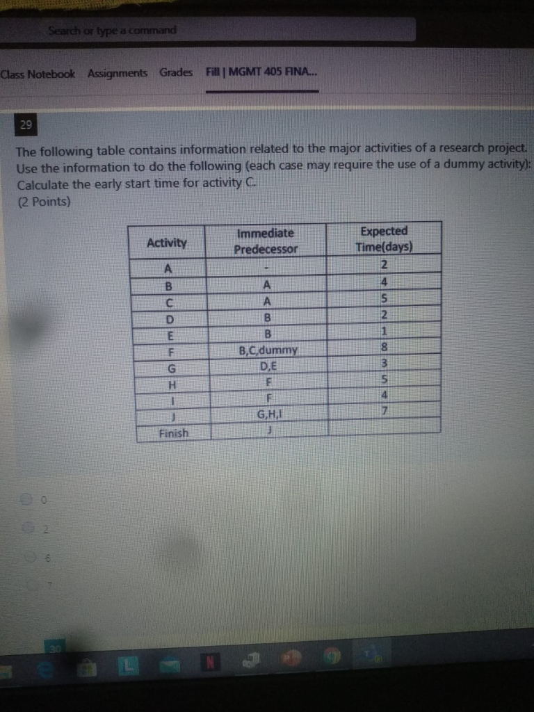 Search or type a comand Class Notebook