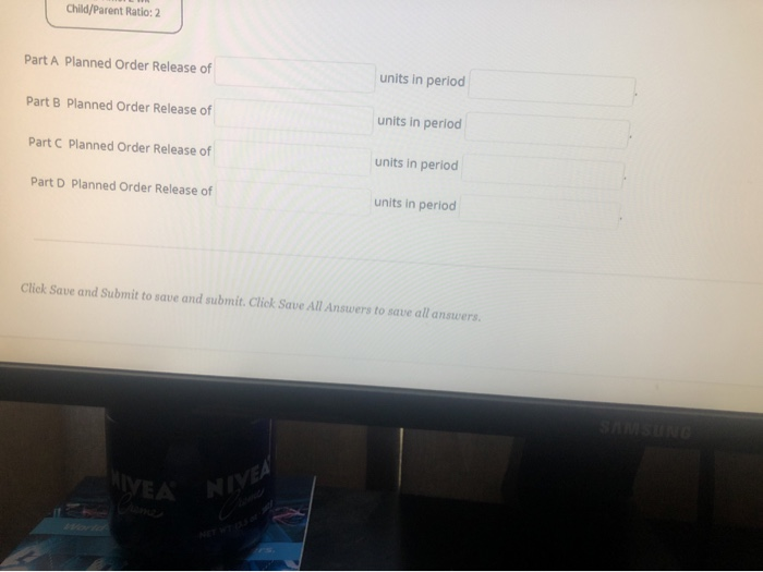 Question Completion Status: QUESTION 22 Basic MRP