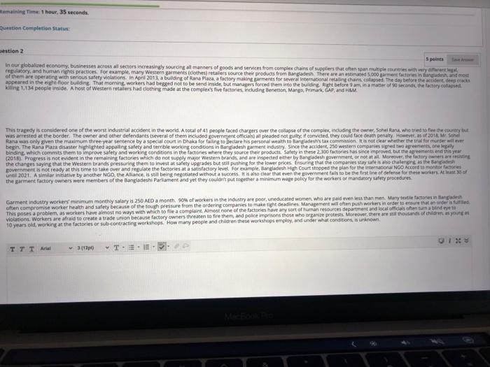 Question completion Status Question 2017 Moving