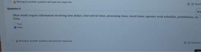 Moving to another question will save this