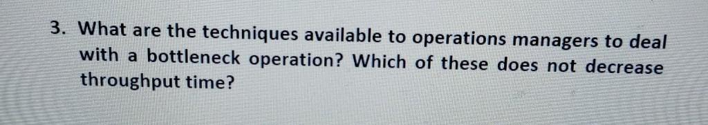3. What are the techniques available to
