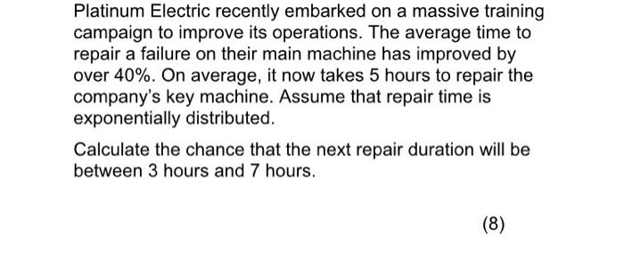 Platinum Electric recently embarked on a massive