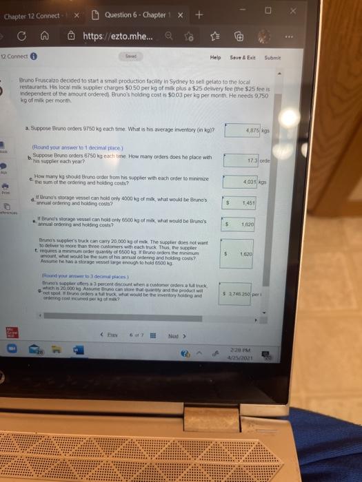 check answers please 1 Chapter 12 Connect