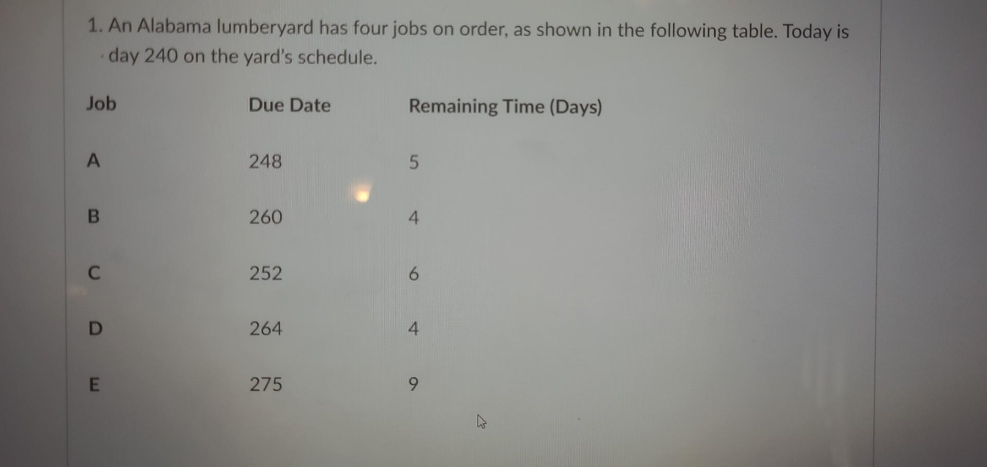 needs completed using excel OM 1. An Alabama