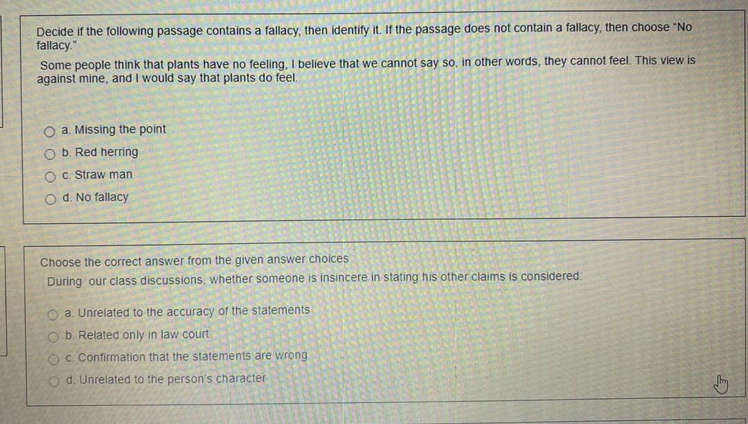 please do it Identify the following statements as