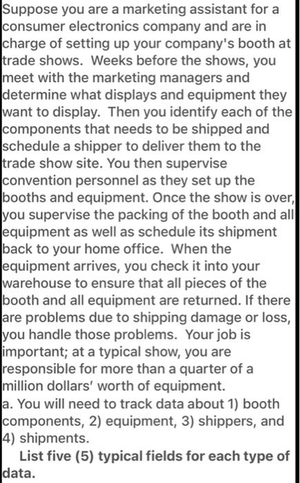 please list five for each one! dont do it if u