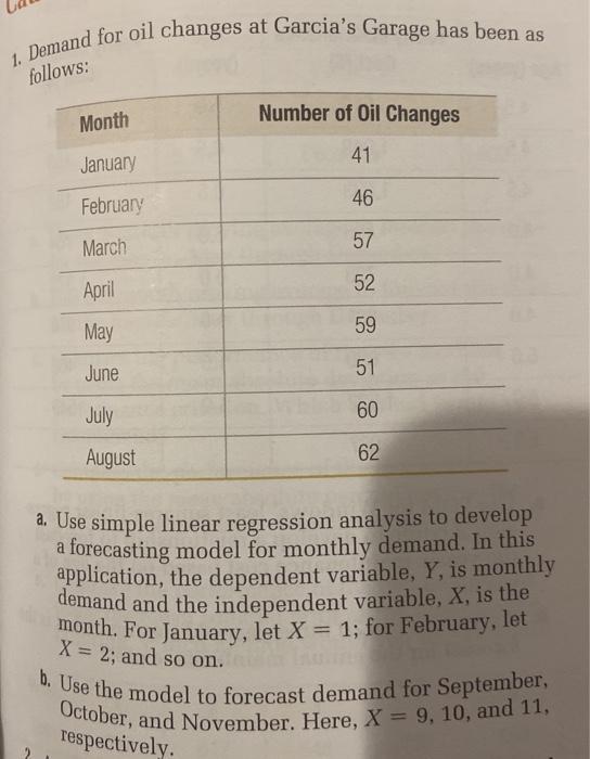 For part (a) write down the full regression