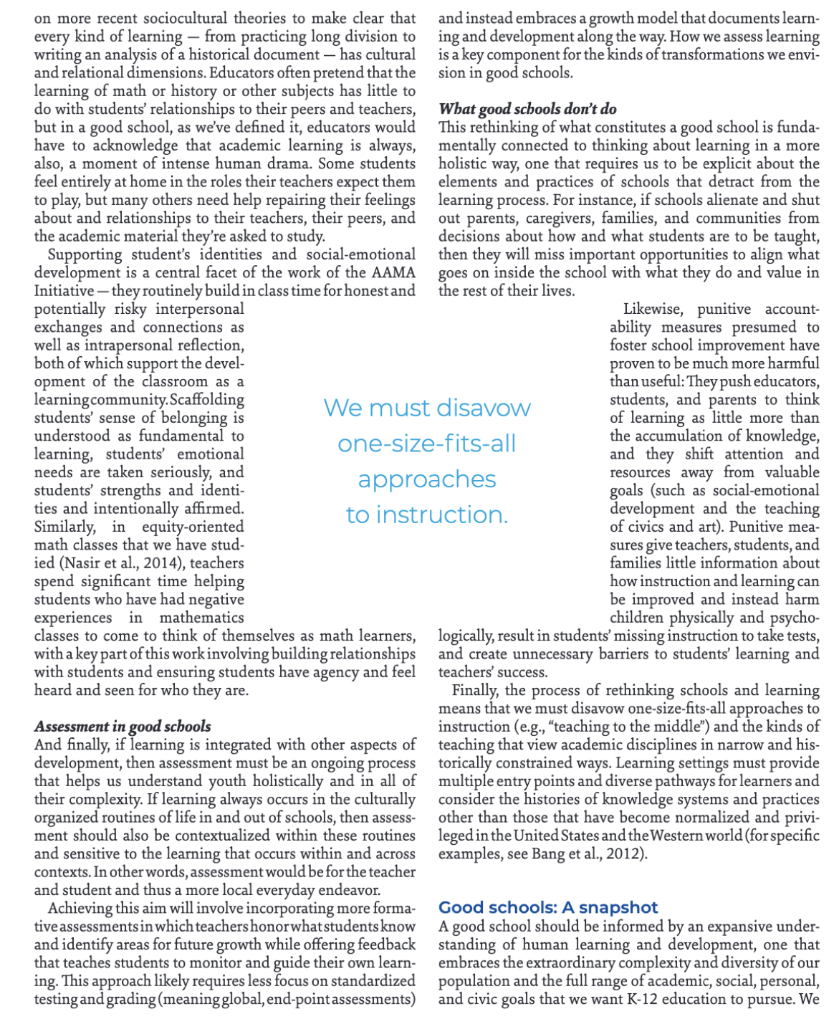 Describe how learning happens. How do you know it