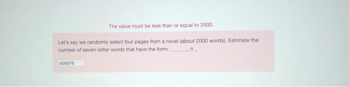 The value must be less than or equal to 2000