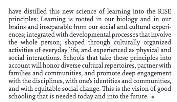 Describe how learning happens. How do you know it