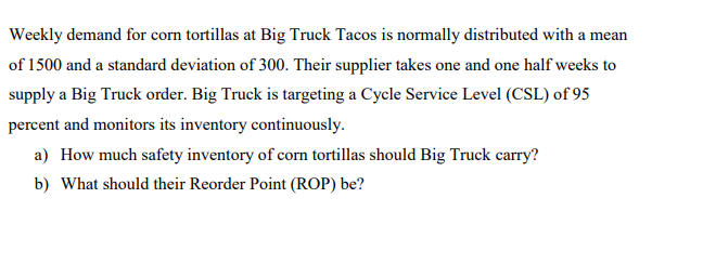 Please show the calculations. (in Excel file