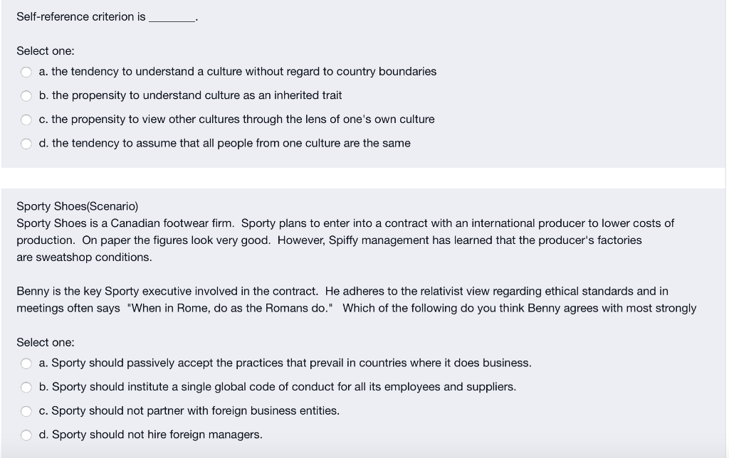 please answer both in 10 mins Self-reference