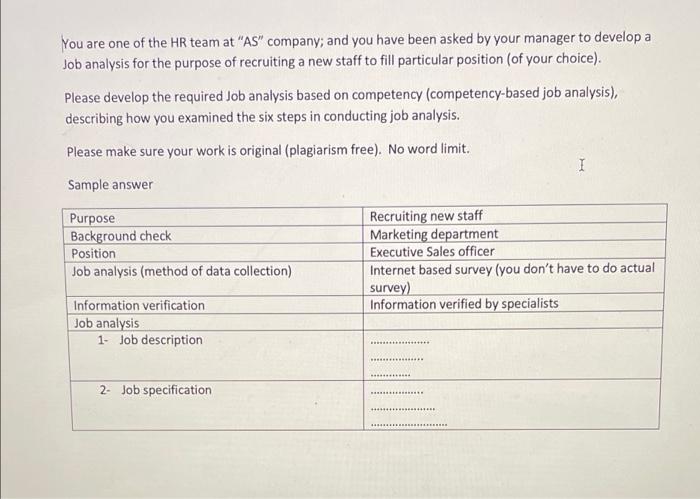 Please tell me what to write in each row. Ex.