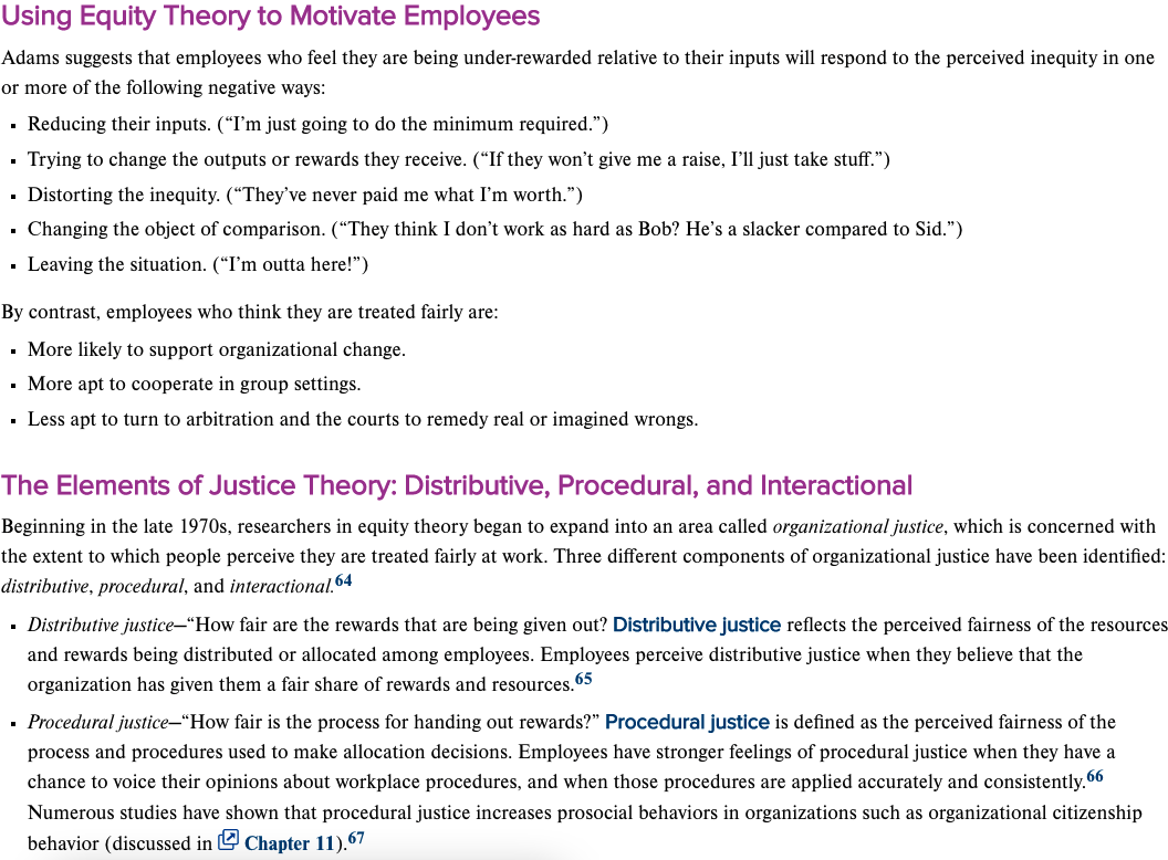 What are the principal elements of the three