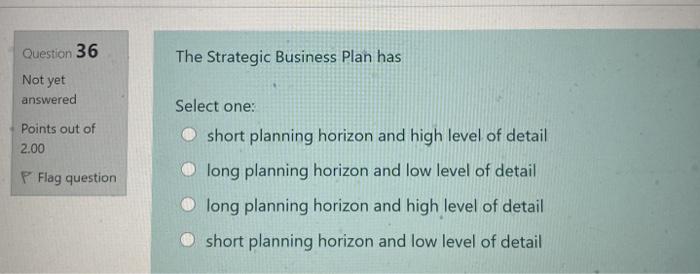 Question 35 A major input to an MRP system is: