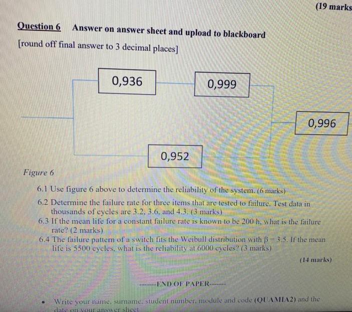 help with Quality Assurance (19 marks Question 6
