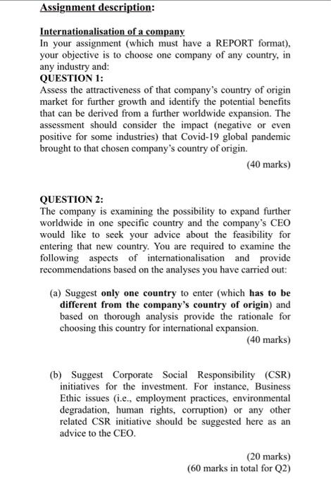 Do only Abstract intro and Q1 Assignment