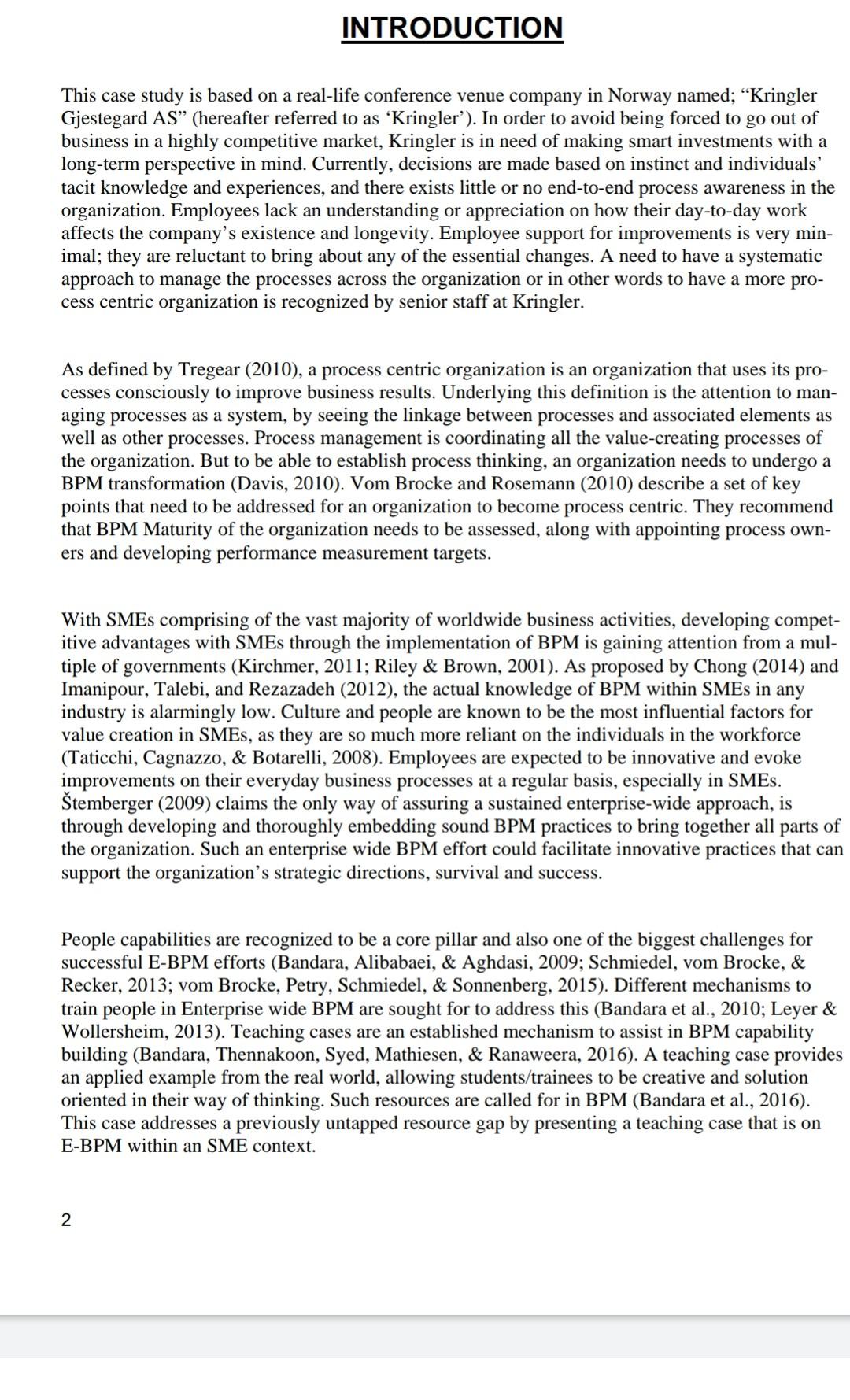 From this article I need summry for introduction