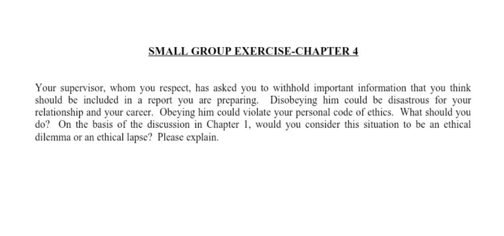 Answer these Case Study questions SMALL GROUP