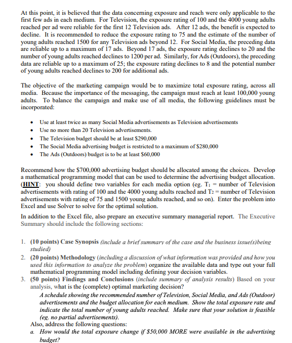 Case Study: Optimization DON'T HESITATE ....