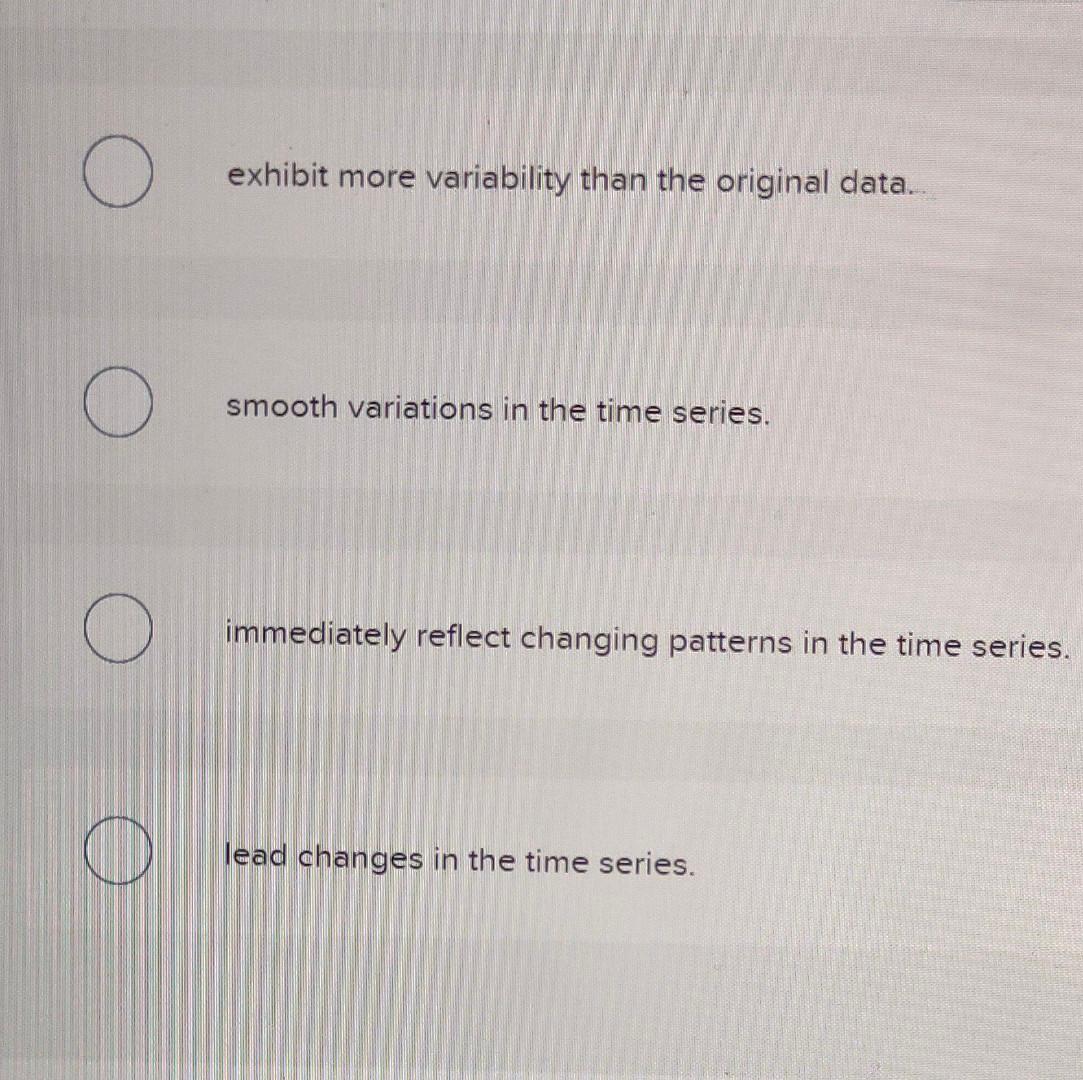 3 Moving average forecasting techniques: Multiple