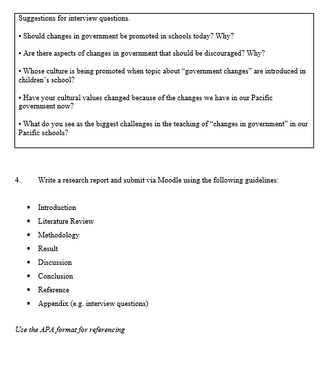 Assignment 2: Basic Research using RSD Framework