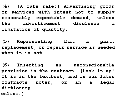 For each item below, write a statement (like a