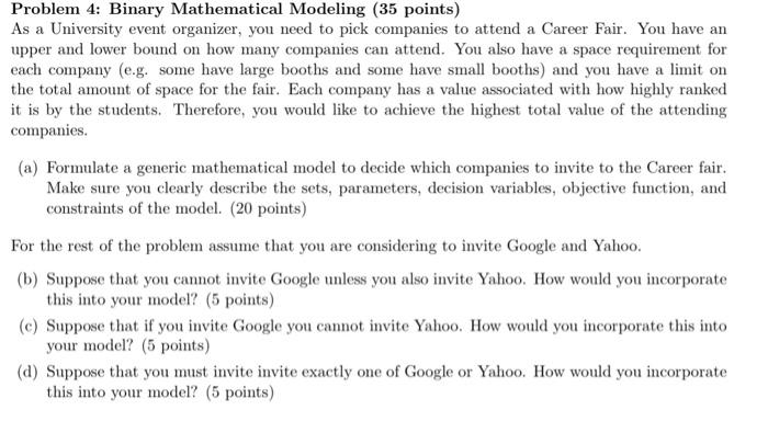 need help with 4 Problem 4: Binary Mathematical
