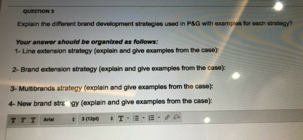 . Required: Consumer products giant Procter &