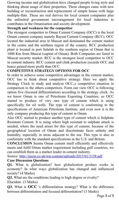 SET-D Case Study STRATEGY MODULE A CASE STUDY OF