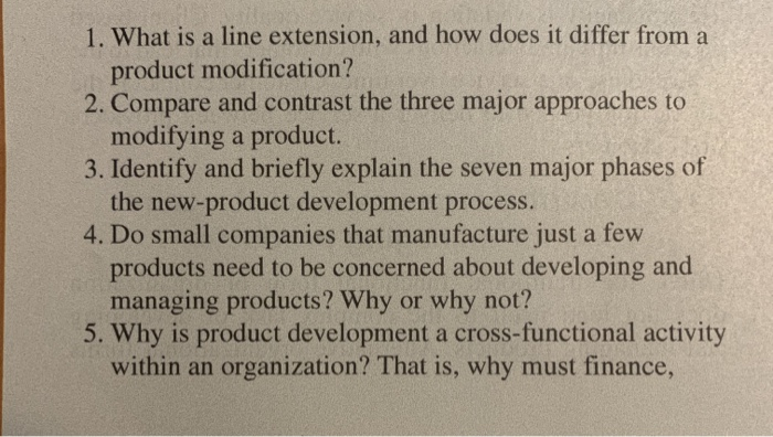 1. What is a line extension, and how does it