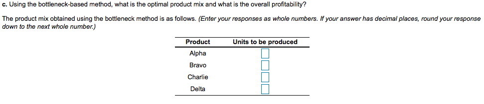 c. Using the bottleneck-based method, what is the