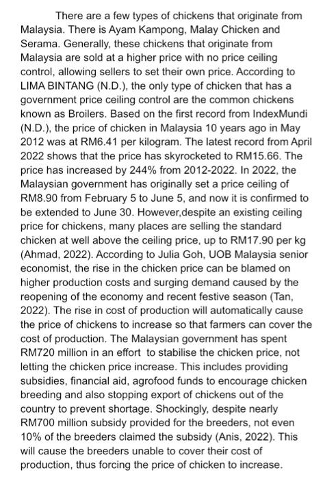 summarize/ conclude the following text. There are