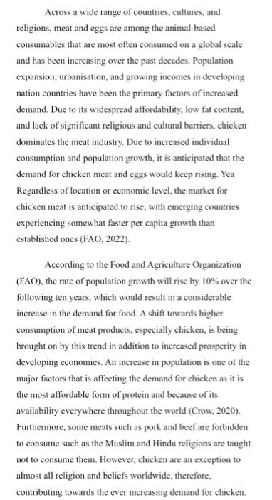 summarize/ conclude the following text. There are