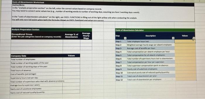 its a 2 part question Instructions Complete the