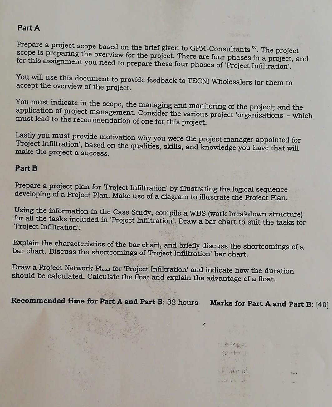 Carefully read the case study below. The