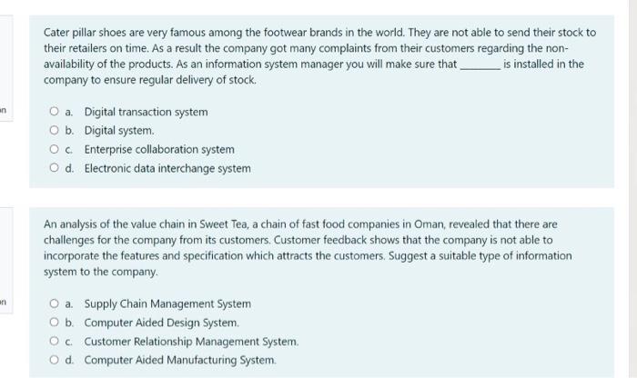 it is in management information system please