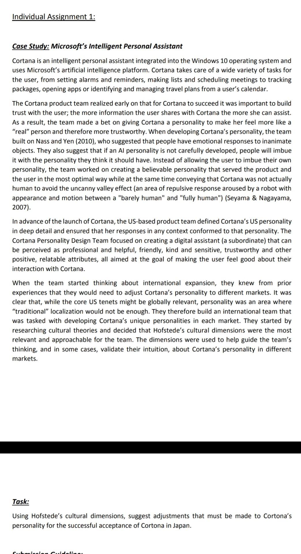 Individual Assignment 1: Case Study: Microsoft's