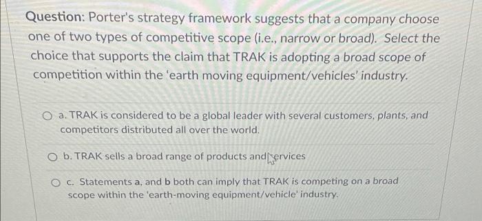 Note: . Here, we are not comparing TRAK with an