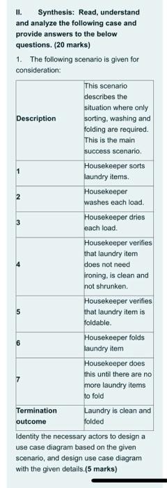 I. Short Answer: Answer the following question