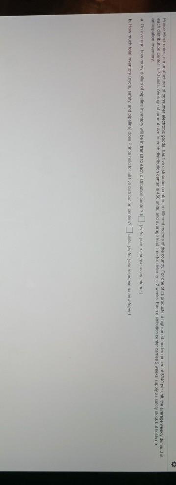 Prince Electronics, a manutecturer of consum each