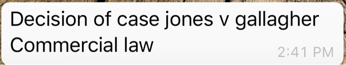 I'm law student kindly help iut me in this case.