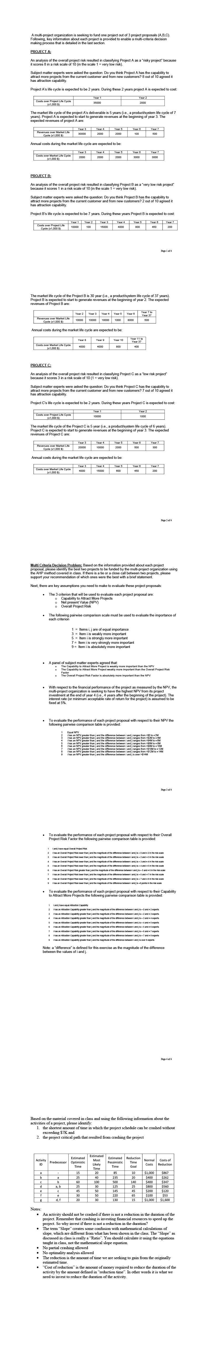 Based on the material covered in class and using