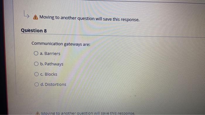 Question 8 Communication gateways are: O a.