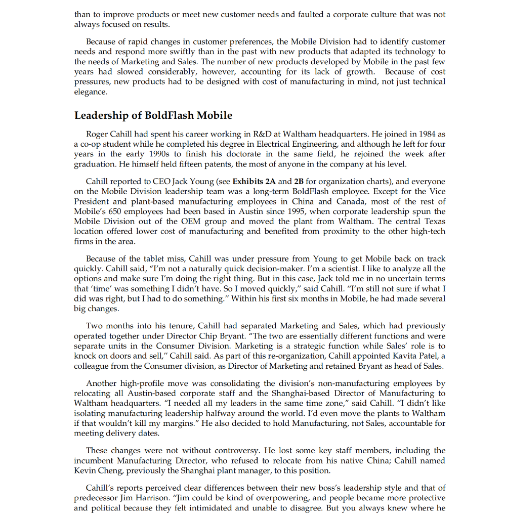 1) 16 points - Identify at least three major