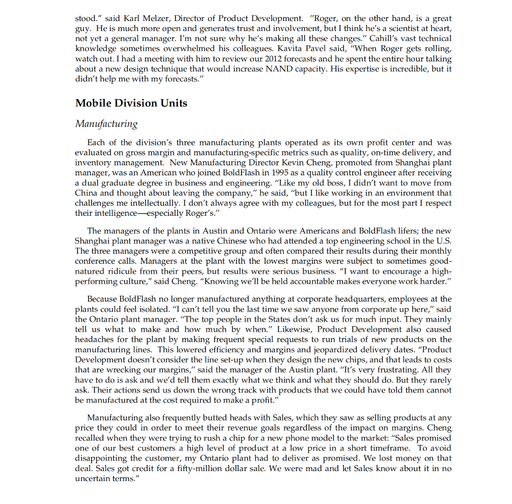 1) 16 points - Identify at least three major